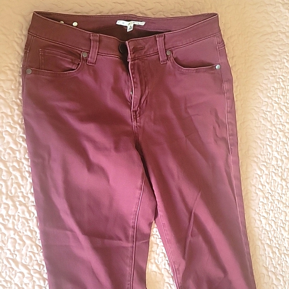 Burgundy Cabi jeans